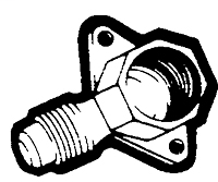 Tube to Female Pipe Drop Ear Elbow Adapter