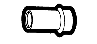 3/4 Inch (in) Tube Outside Diameter Nylon Tube Air Brake Compression Fitting - Tube Support Insert