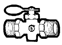 1/4 Inch (in) Male Pipe Thread Marine Valves - Male Pipe to Male Pipe Straight Valve