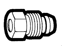 3/8 Inch (in) Tube Outside Diameter Gas Pilot Line Nut - Gas Pilot Line Control Nut