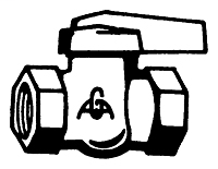 1'' Inch (in) Female Pipe Thread Size A.G.A. Certified Gas Ball Valves - Female Pipe to Female Pipe Ball Valve