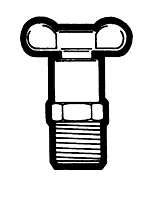 3/8 Inch (in) Male Pipe Thread Drain Cocks - Heavy Pattern Internal Seat Drain Cock