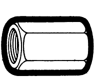 3/8 Inch (in) Tube Outside Diameter S.A.E. Flare Fitting - Female Flare Valve Connector Straight Union