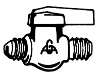 5/8 Inch (in) Tube Outside Diameter A.G.A. (The Australian Gas Association) Certified Gas Ball Valve - Flare Straight Ball Valve