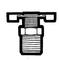 1/8 Inch (in) Male Pipe Thread Drain Cocks - External Back Seat Drain Cock