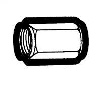 5/16 Inch (in) Tube Outside Diameter Double Compression - Straight Union