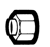 3/16 Inch (in) Tube Outside Diameter Captive Brass Sleeve Compression Fitting - Captive Brass Sleeve Nut