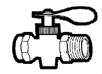 1/4 Inch (in) Male Pipe Thread Solid Bottom Valves- O-Ring Sealed - Female Pipe to Male Pipe Straight Shutoff
