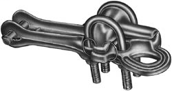 Deadend, Straight line, Spring Loaded, Side Opening