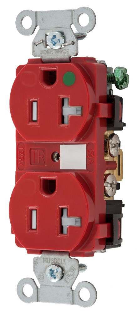 HUBB 8300REDTR 20A 125V HG RCPT HUBB 8300REDTR 20A 125V HG RCPT
