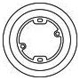 Product image for Hubbell PFBFIACAPR FLANGE ASSEM, PFB SERIES, IV