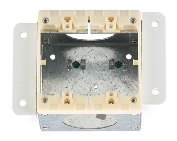 Multi-Connect- Low Voltage Recessed Wall Boxes, 2-Gang