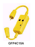 Circuit Guard® Manual Set Portable GFCI Line Cords 15 & 20A 120V