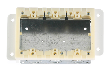 Multi-Connect- Low Voltage Recessed Wall Boxes, 3-Gang