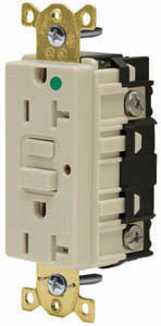 Product image for HUBW GFR8300HTRU 20A 125V TRWR GFCI