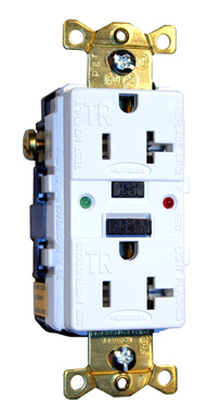Tamper Resistant Commercial Grade GFCI with LED
