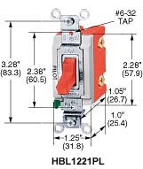 HWDK HBL1221PLU SP TOG, IND GRD 20A HWDK HBL1221PLU SP TOG, IND GRD 20A