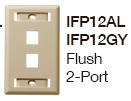 Product image for HWDK IFP12AL PLATE, WALL,FLUSH,1-G,