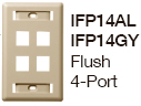 Product image for HWDK IFP14AL PLATE, WALL,FLUSH,1-G,