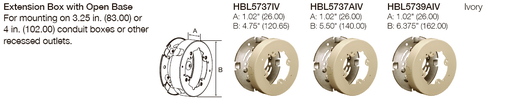 Product image for HCI HBL5739AIV RACEWAY, EXT BX, 6.3