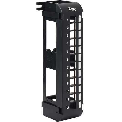 Product image for ICC IC107BP12V PATCH PANEL, BLANK, VERITCAL, HD,12-P - FLUSH MOUNT, TWO PIECES DESIGN, INCLUDES 89U MOUNTING BRACKET, NOT COMPATIBLE WITH IC107 EZ