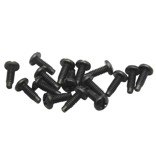 Product image for ICC ICACSS01BK BLACK 12-24 PILOT POINT RACK SCREWS (PRICED PER BAG OF 25) (DO NOT BREAK PACKAGE) QTY OF 1 GETS A BAG!!