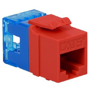 Product image for ICC IC1078F5RD RED CAT5e HD MODULAR JACK