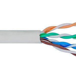Product image for ICC ICCABR6VWH CAT6 500MHZ 23AWG SOLID CMR 1000' PULL BOX WHITE