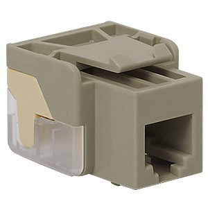 Product image for ICC IC1076V0GY GRAY USOC 6P6C CONNECTOR JACK