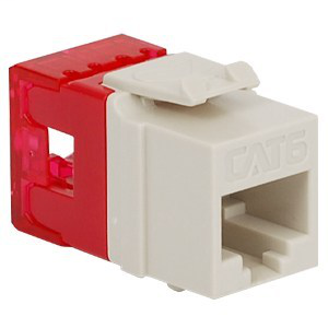 Product image for ICC IC1078F6WH WHITE CAT6 HD MODULAR JACK