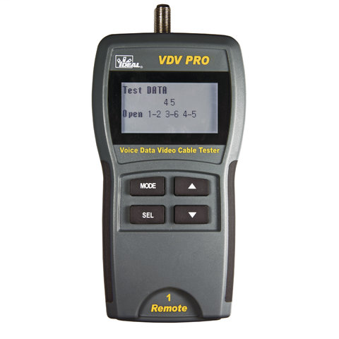 Ideal 33-771 VDV PROCable Tester w/8 Remotes & Terminators Product image for Ideal 33-771 VDV PROCable Tester w/8 Remotes & Terminators