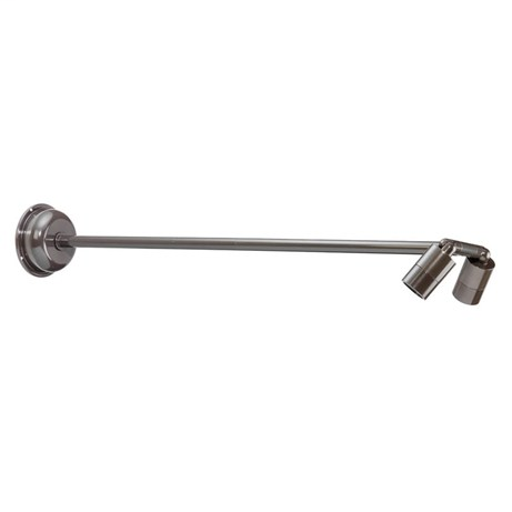 36" Dual Head Straight Arm-Domed Canopy, LED