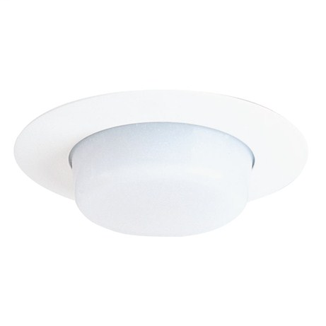 Product image for 4" Lensed Drop Opal Trim - White