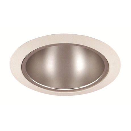 Product image for 5" Downlight Enclosed Cone Trim - White w/ White Cone