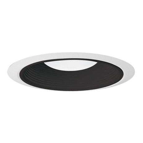 Product image for 6" Downlight Ultra Thin Baffle Trim - White w/ Black Baffle