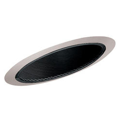 JUNO 604 BBL 6IN DOWNLIGHT BAFFLE TRIM, BLACK CONE, B