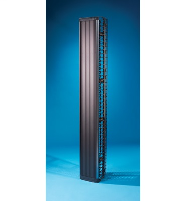 MM10 Vertical Cable Management Cage, with door, 12" x 13" x 7'