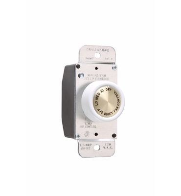 Rotary Fan Speed Control, White