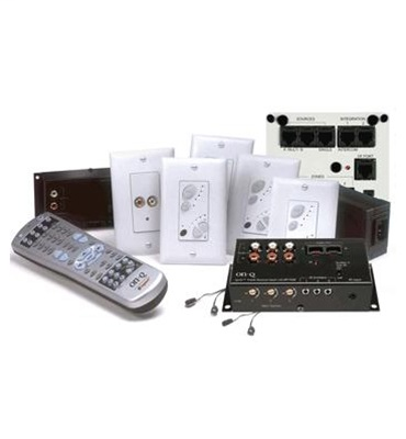 lyriQ™ Multi-Source, Four Zone Kit with keypads, White (includes power supply)