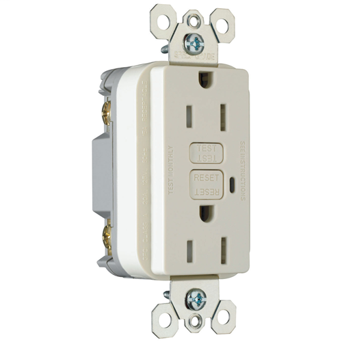Product image for P&S 1595-TRRLA 15A 125V GFCI RCPT