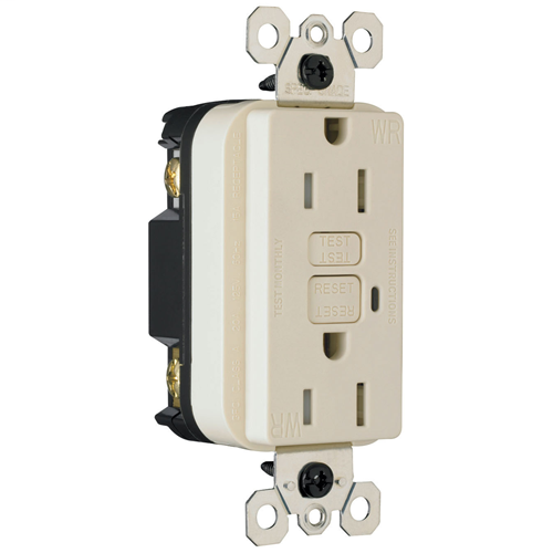 TradeMaster®/Spec Grade Weather-Resistant 15A Duplex GFCI, Gray