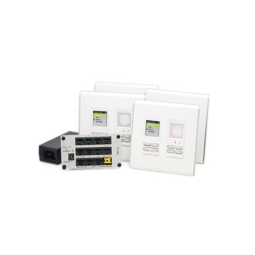 Selective Call Intercom 4-Location Kit, White