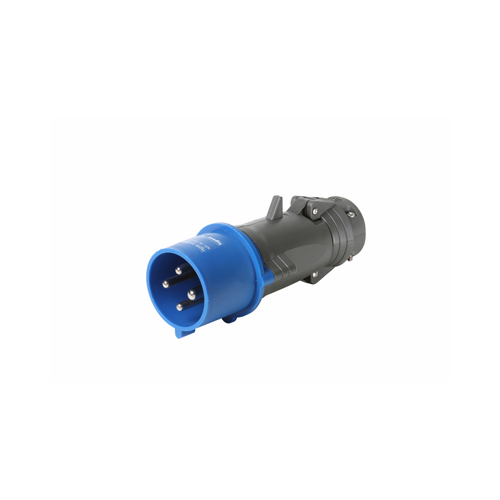 Product image for Pass & Seymour 52743 Pin & Sleeve Splashproof Plug, 3pole 4wire, 32A 220/240V
