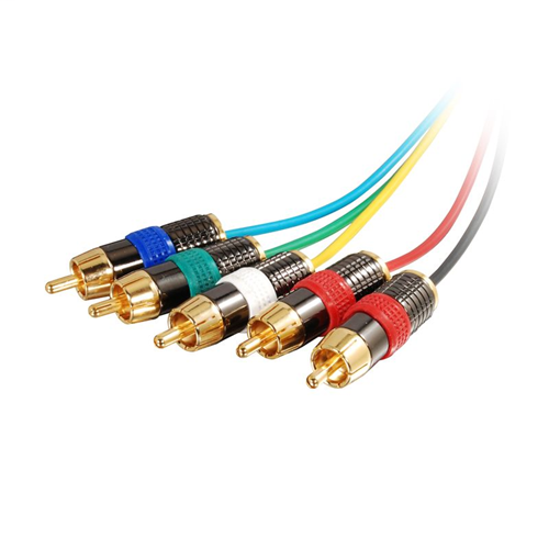 50ft Plenum-Rated Component Video + RCA Stereo Audio Cable