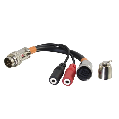 6in RapidRun® Dual 3.5mm Audio Breakout Adapter Cable - Display