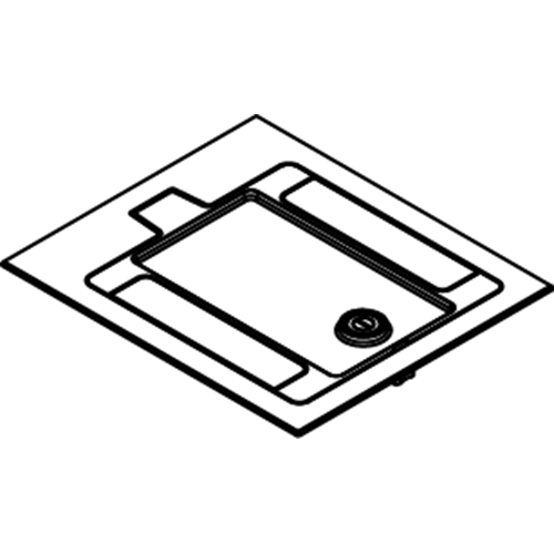 Wiremold RFB119CTCAL 10-11/16 x 12-1/2 Inch Aluminum Floor Box Carpet Cover Assembly Wiremold RFB119CTCAL 10-11/16 x 12-1/2 Inch Aluminum Floor Box Carpet Cover Assembly