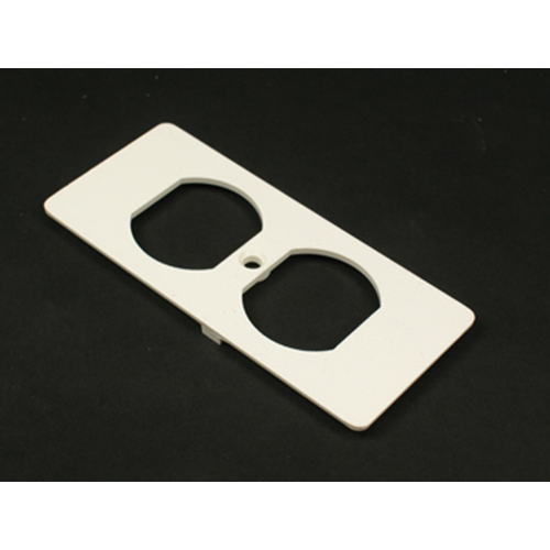 Wiremold 5507D-WH Non-Metallic Duplex White Faceplate Wiremold 5507D-WH Non-Metallic Duplex White Faceplate