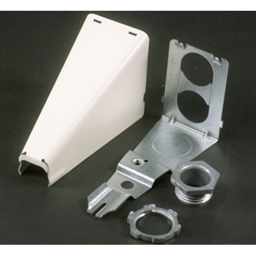 Wiremold V5786 3-7/8 x 1-5/8 x 2-3/8" Ivory Steel 1-Channel Raceway Adjustable Offset Connector Wiremold V5786 3-7/8 x 1-5/8 x 2-3/8" Ivory Steel 1-Channel Raceway Adjustable Offset Connector