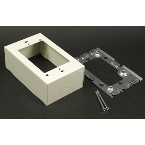 Wiremold V5751A 4-5/8 x 2-7/8 x 1-3/4 Inch Ivory Steel 1-Channel Raceway Deep Flush Type Extension Adapter Wiremold V5751A 4-5/8 x 2-7/8 x 1-3/4 Inch Ivory Steel 1-Channel Raceway Deep Flush Type Extension Adapter