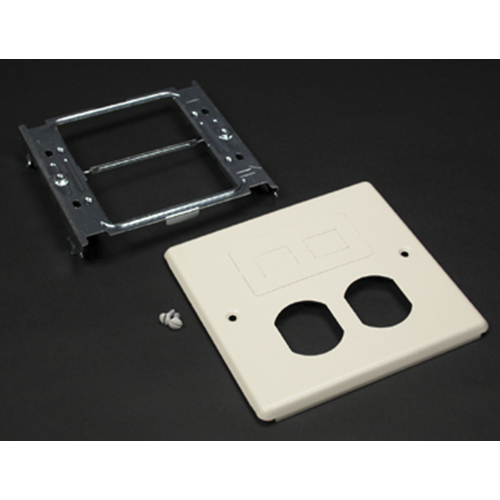 Wiremold V4047BF 4-3/4 x 5-1/8 Inch Ivory Steel Multiple Channel Raceway 2-Gang Cover Duplex and Modular Furniture Wiremold V4047BF 4-3/4 x 5-1/8 Inch Ivory Steel Multiple Channel Raceway 2-Gang Cover Duplex and Modular Furniture